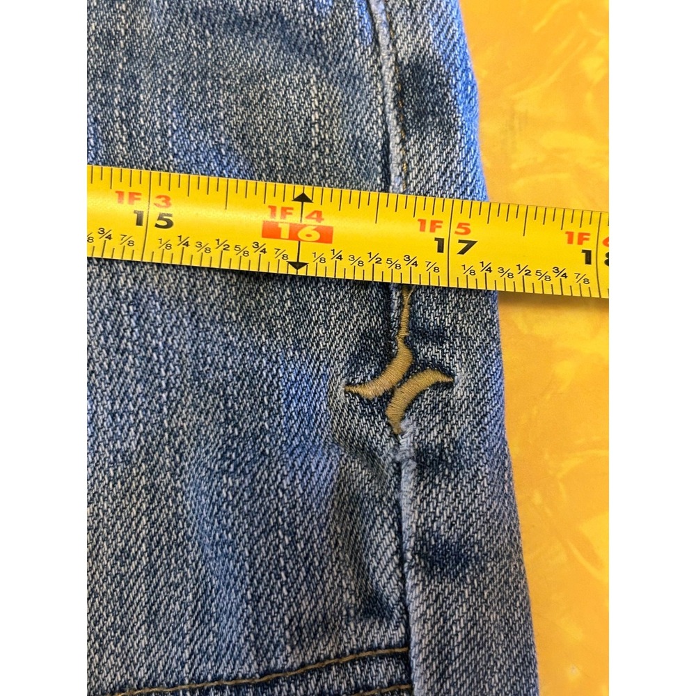 Hurley Womens Medium Rinse Low Rise Flare Jeans Size 5 Y2K - Picture 5 of 8